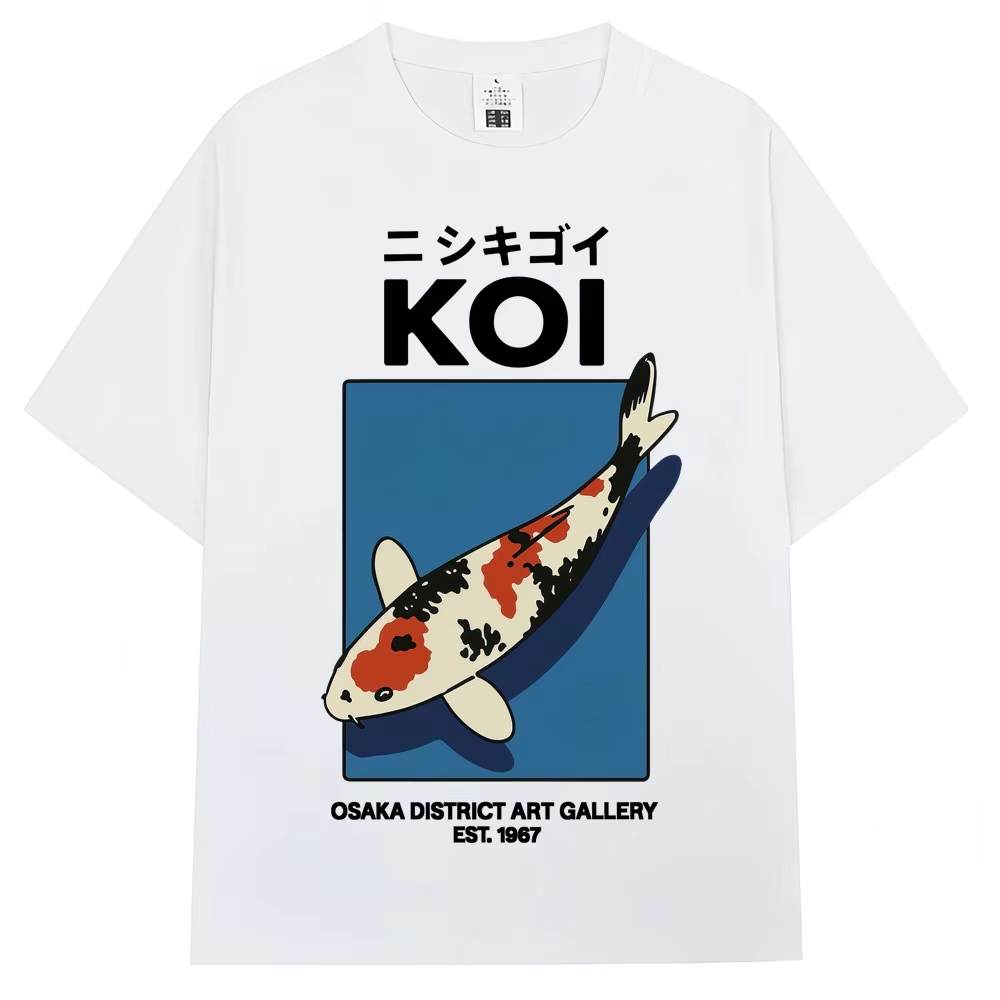 Vintage Fashion Tokyo - Japanese Fuji Dragon Yakuza Tokyo Koi