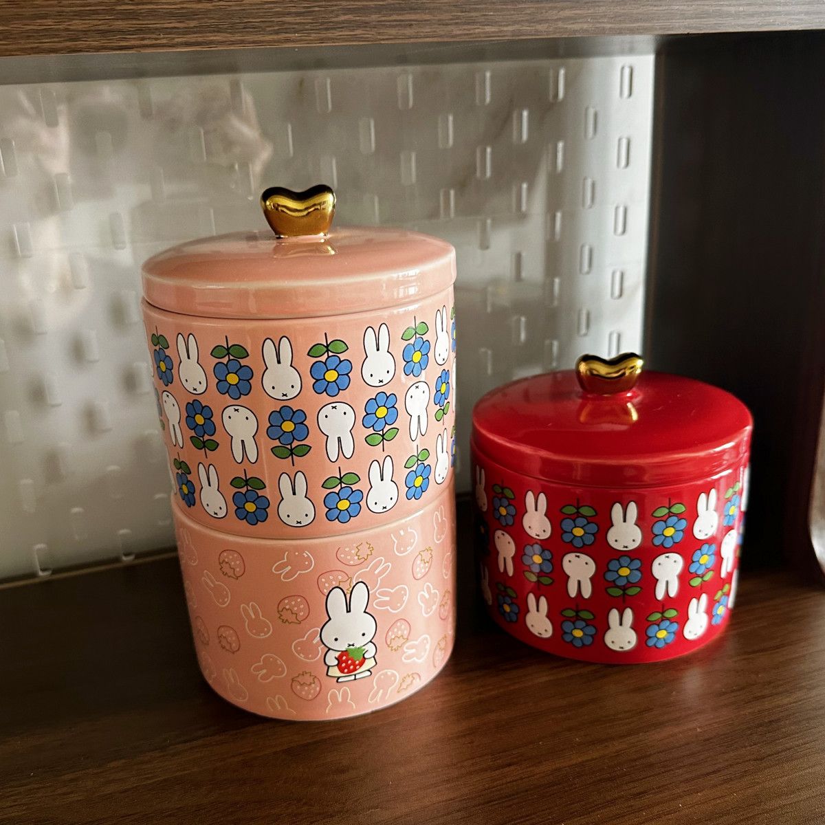 Vintage Fashion Model - Imperfect Miffy Rabbit Decorative Jar Vintage