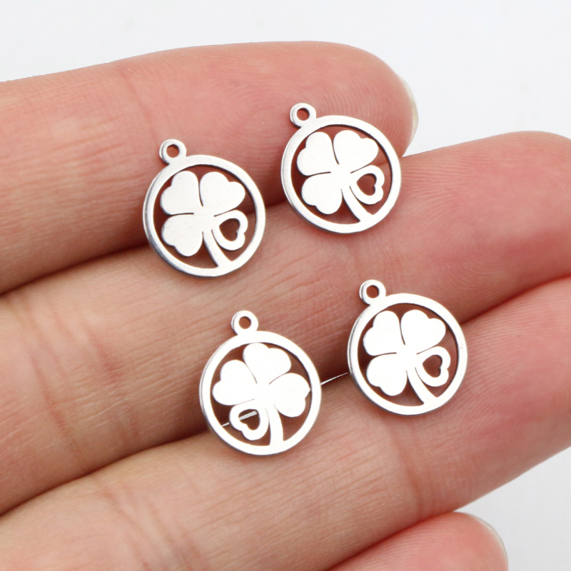 Vintage Fashion Theme - 30pcs 12x10mm Charms 316 Stainless Steel