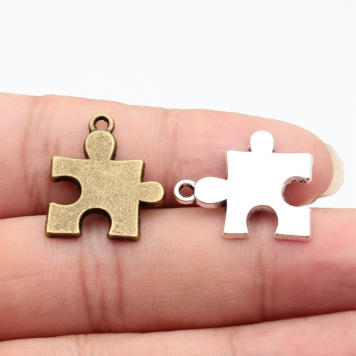 Vintage Fashion Pieces - WYSIWYG 10pcs 23x20mm 2 Colors Antique