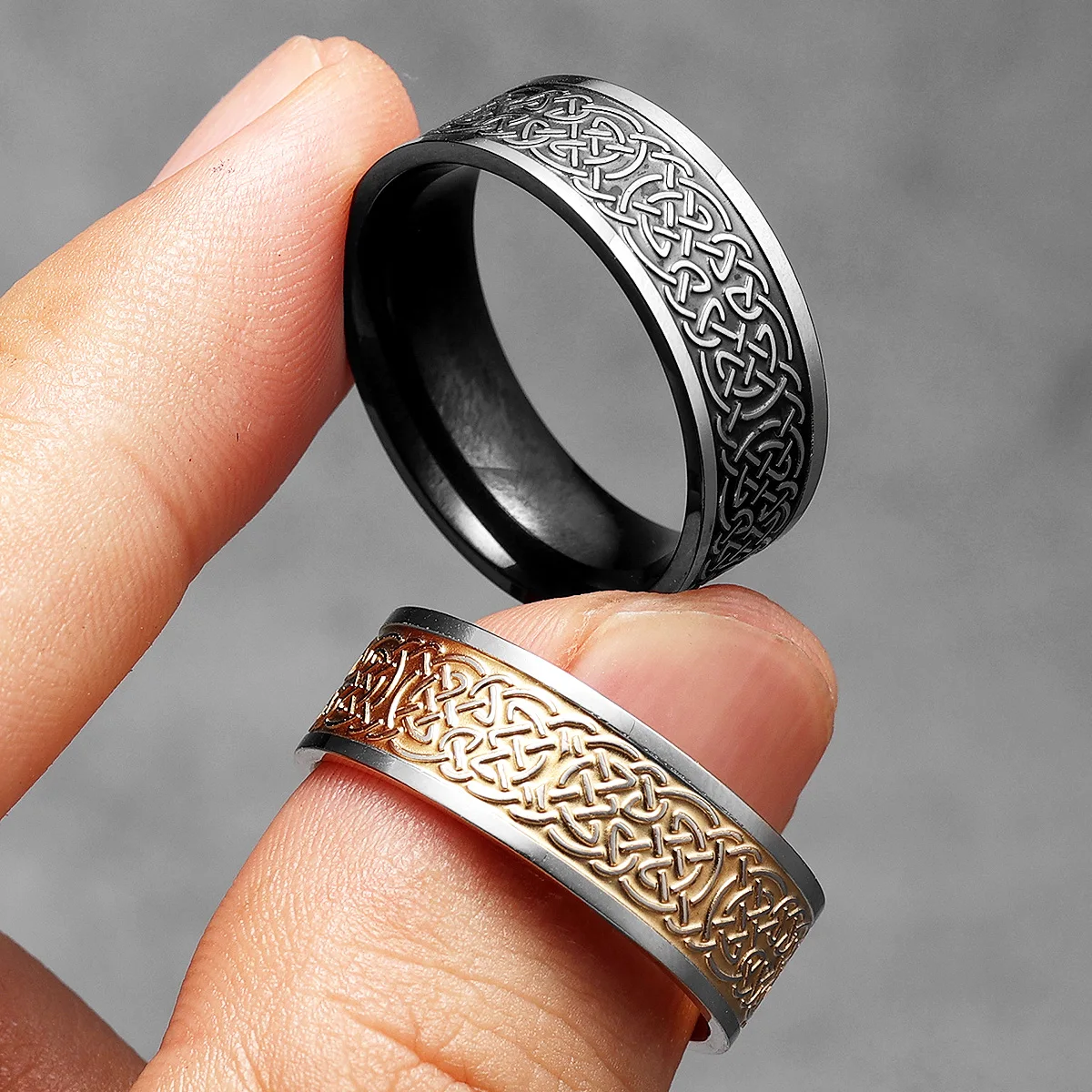 Viking Celtic Knot Men Rings S - Vintage Fashion Newtown review and price