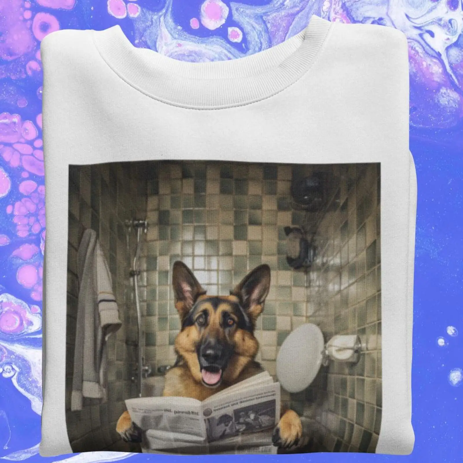 Funny German Shepherd T shirt  - Quirky Vintage Fashion review and price