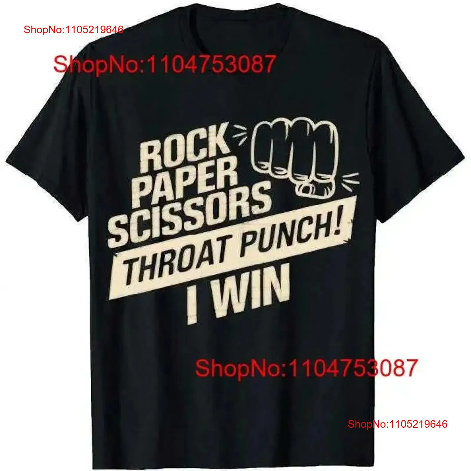 Rock Paper Scissors Throat Pun - Quirky Vintage Fashion review and price