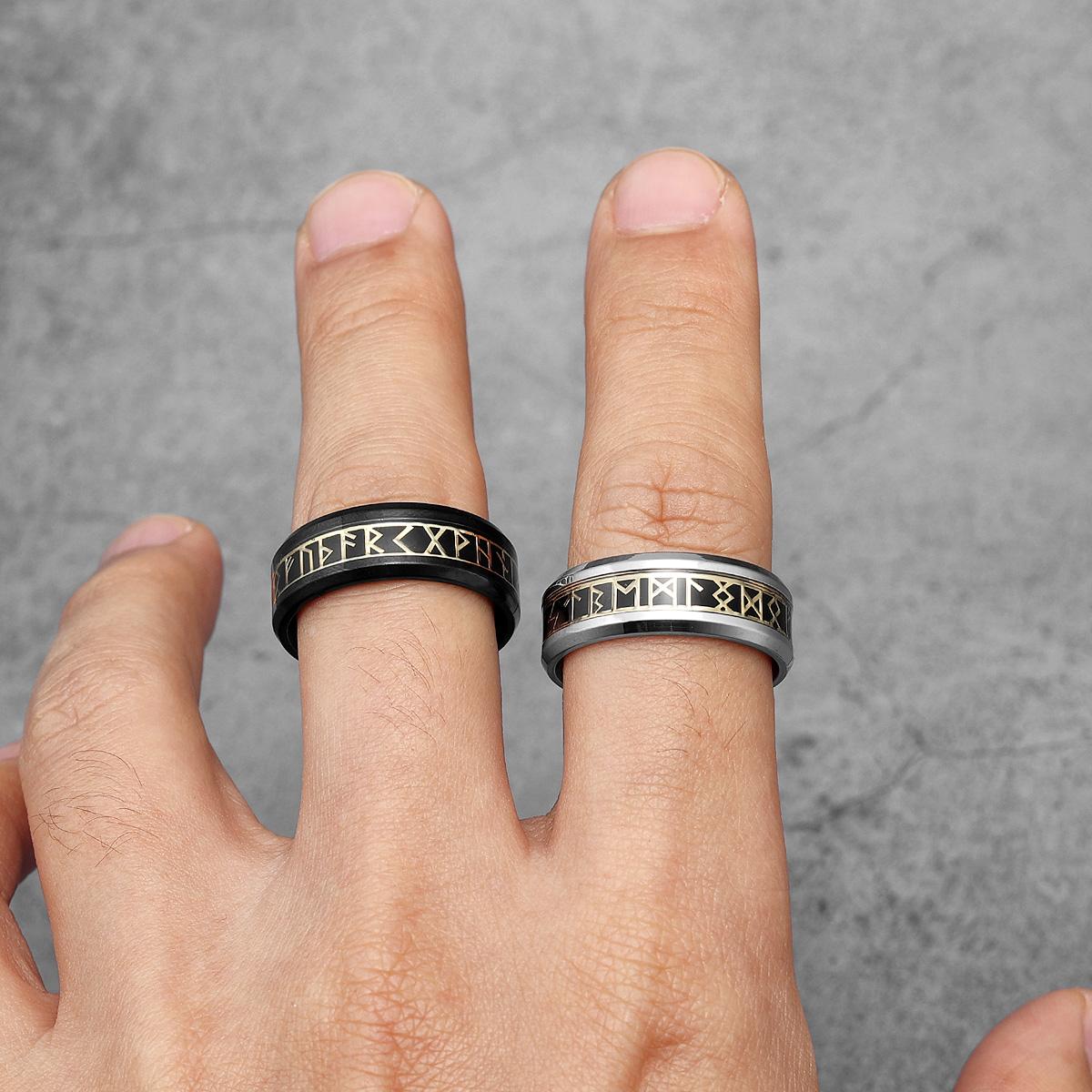 Viking Elder Futhark Rune Band - Vintage Fashion Newtown review and price