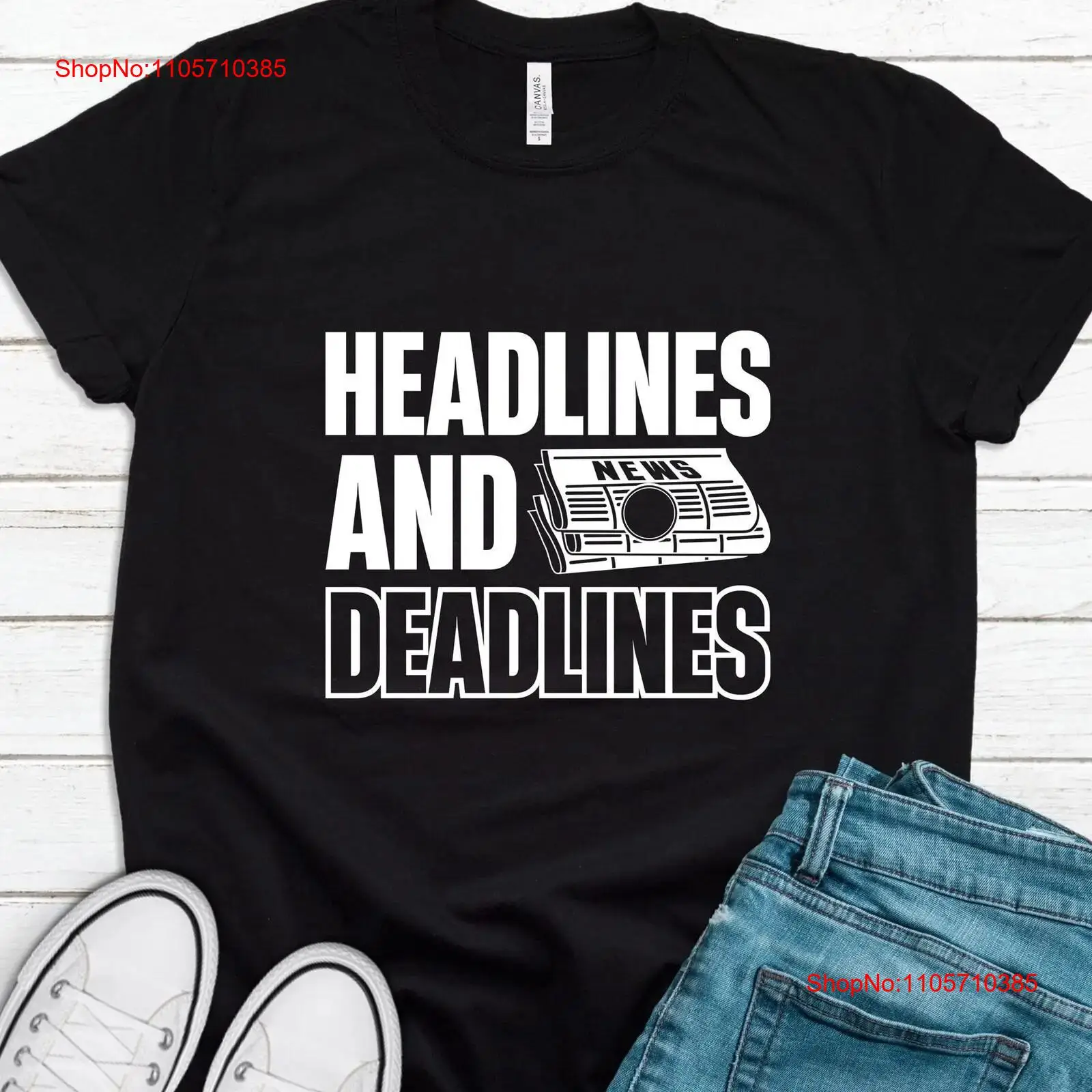 JournalisT T Shirt Reporter Jo - Vintage Fashion Journal review and price