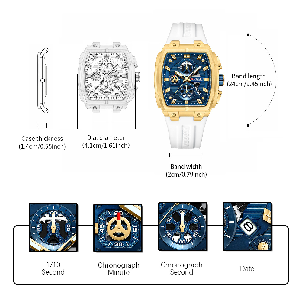 CURREN Luxury Vintage Watch fo - Vintage Fashion Watches review and price