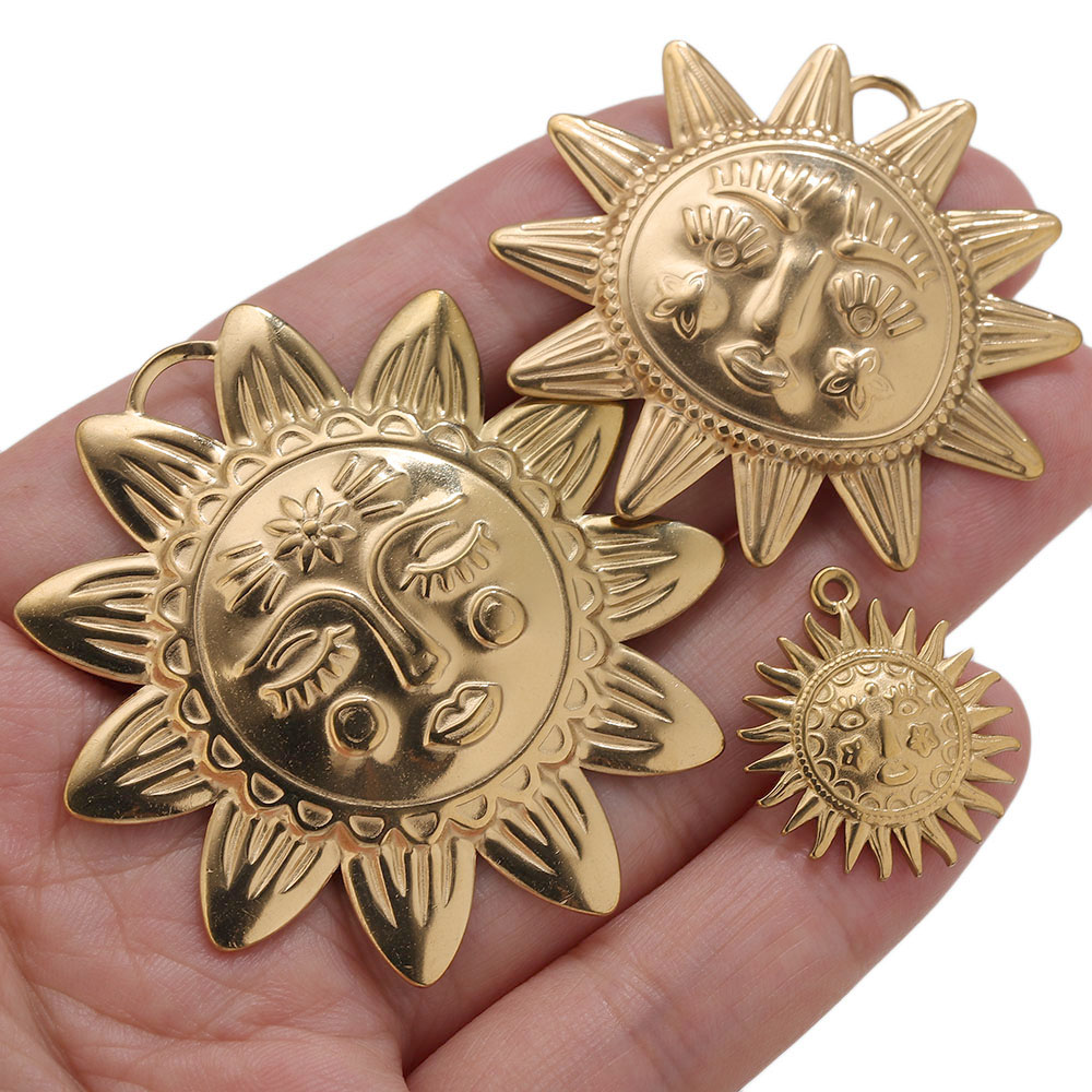 5pcs PVD Gold Charms Stainless - Vintage Fashion Nova review and price