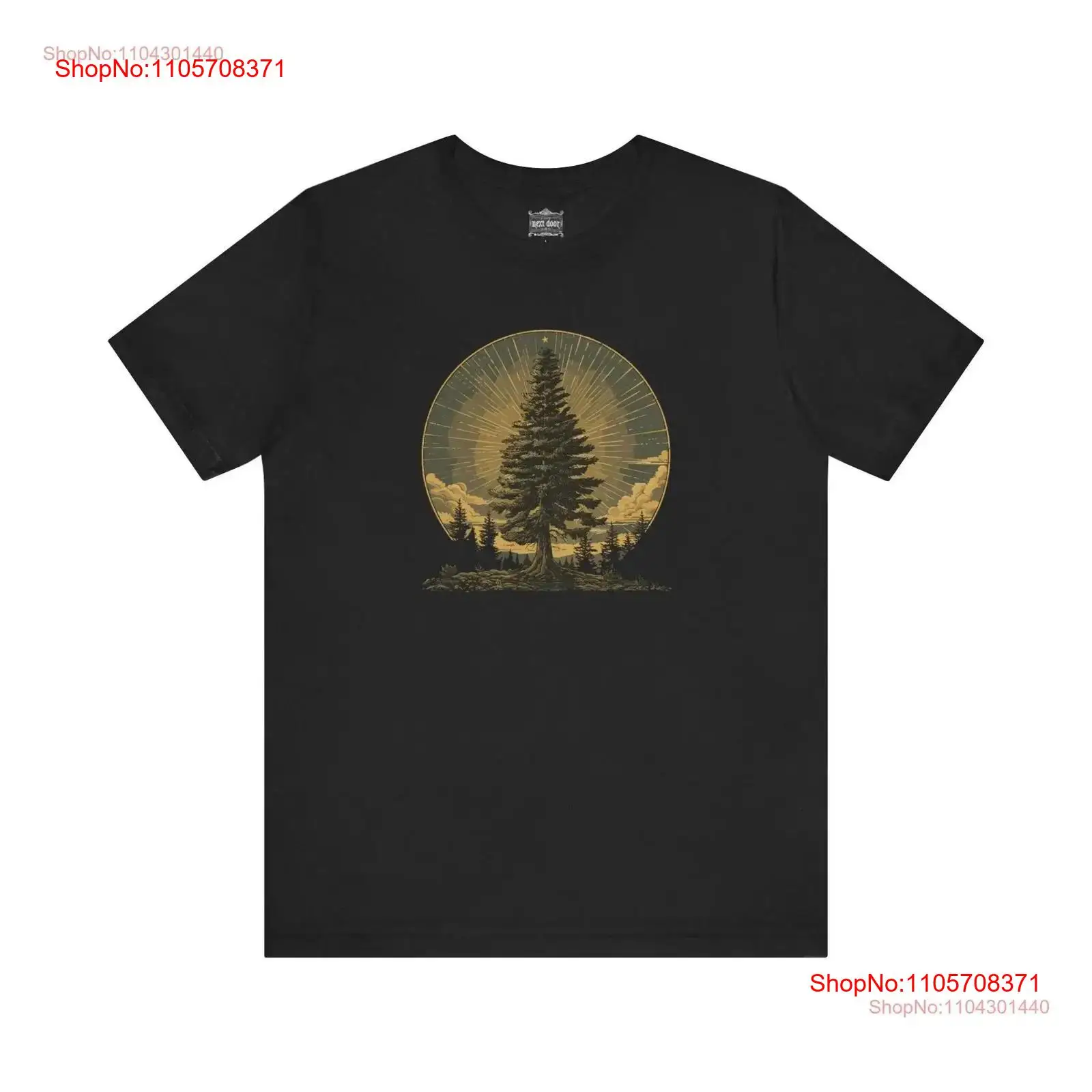 Jersey T Shirt Evergreen Tree  - Vintage Fashion Icons review and price
