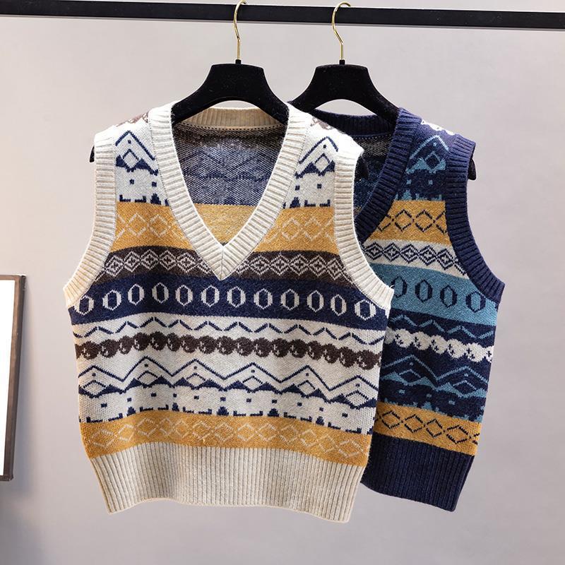 Fashion Knitted Vest Women's A - Vintage Fashion Newtown review and price