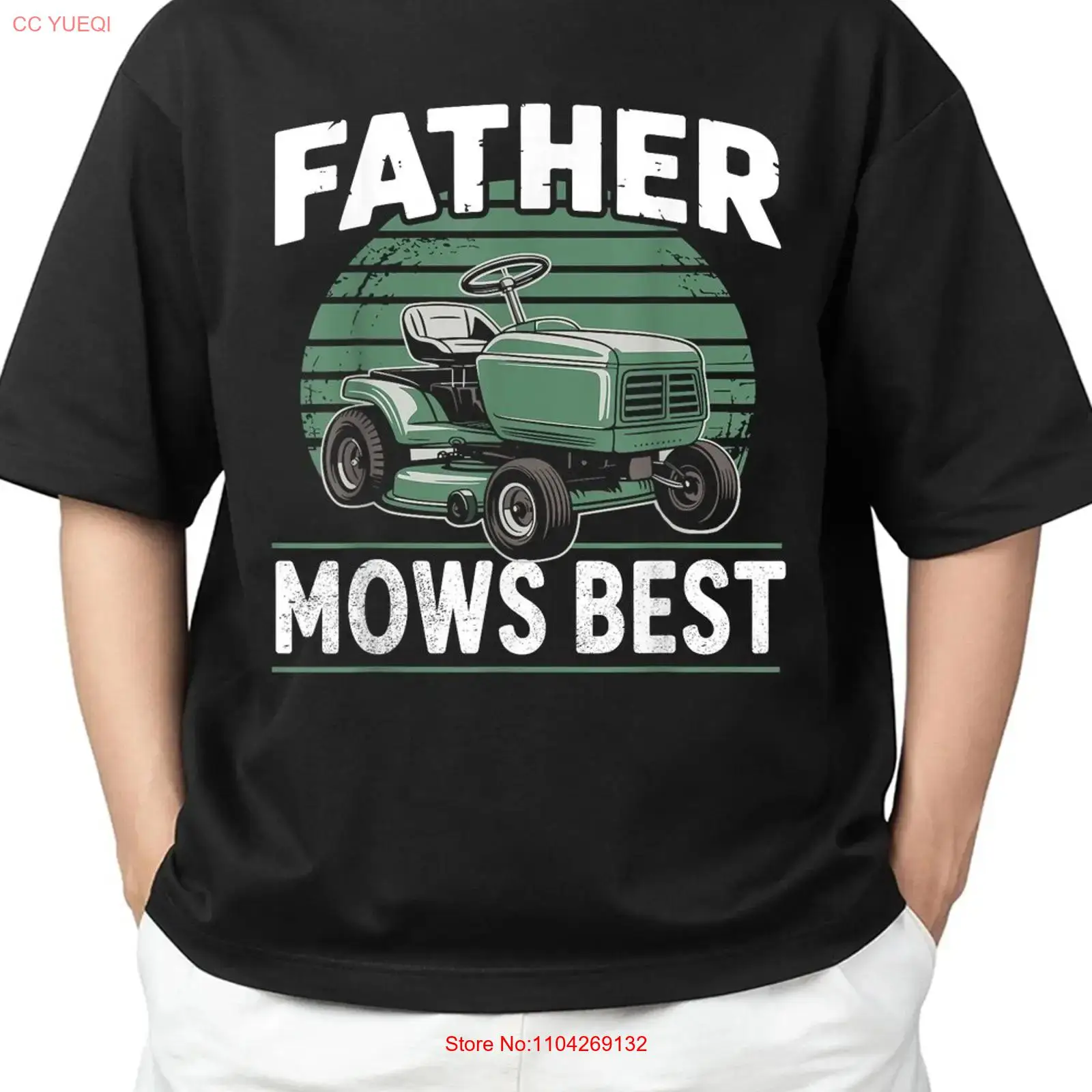 Father mows best T Shirt iconi - Vintage Fashion Icons review and price
