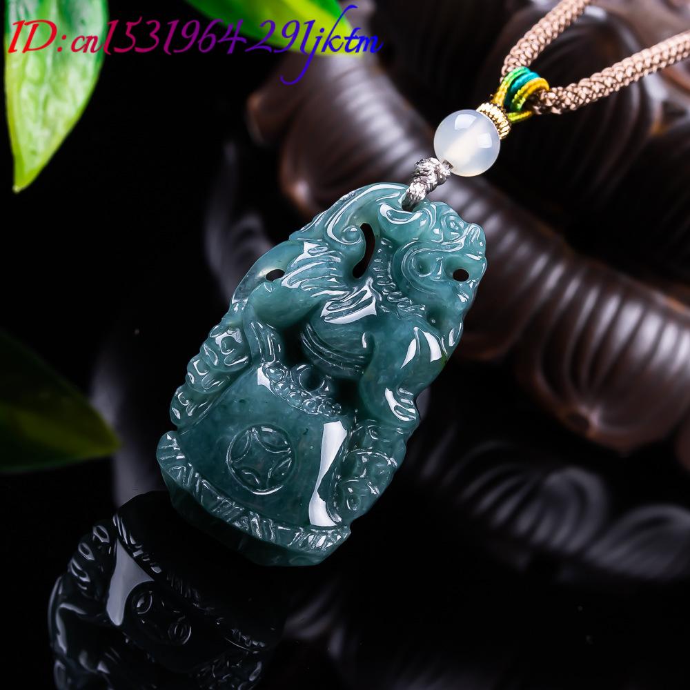 Burmese Jadeite Pixiu Pendant  - Vintage Fashion Designers review and price