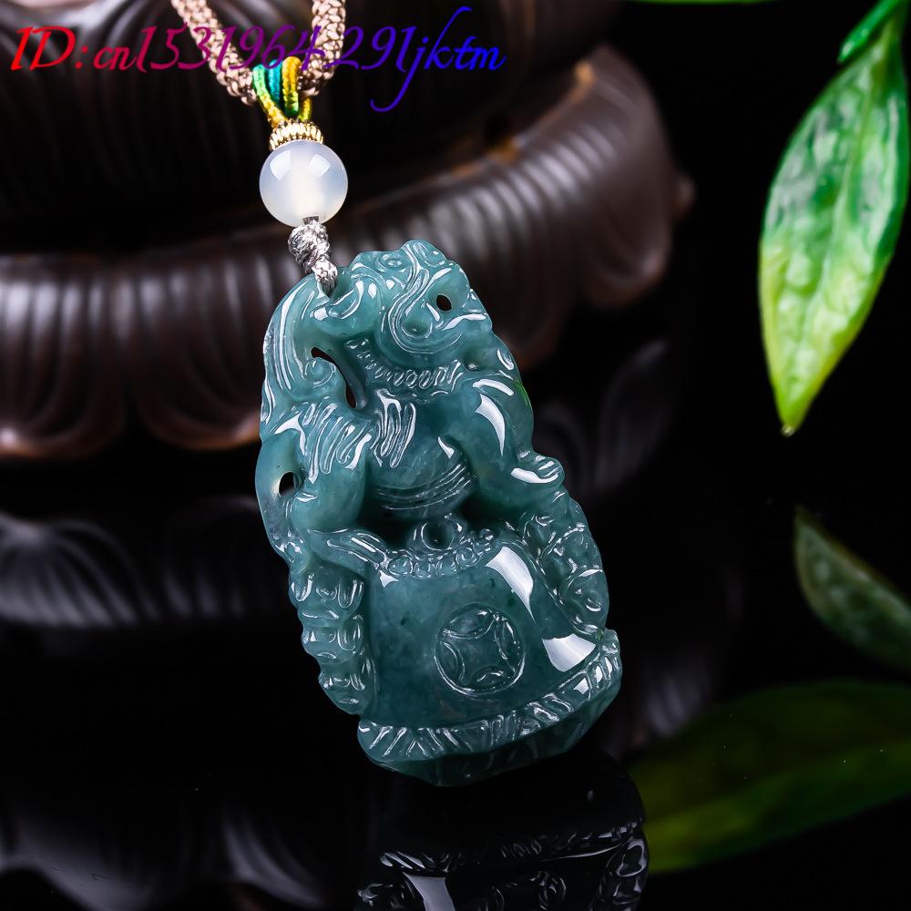 Burmese Jadeite Pixiu Pendant  - Vintage Fashion Designers review and price