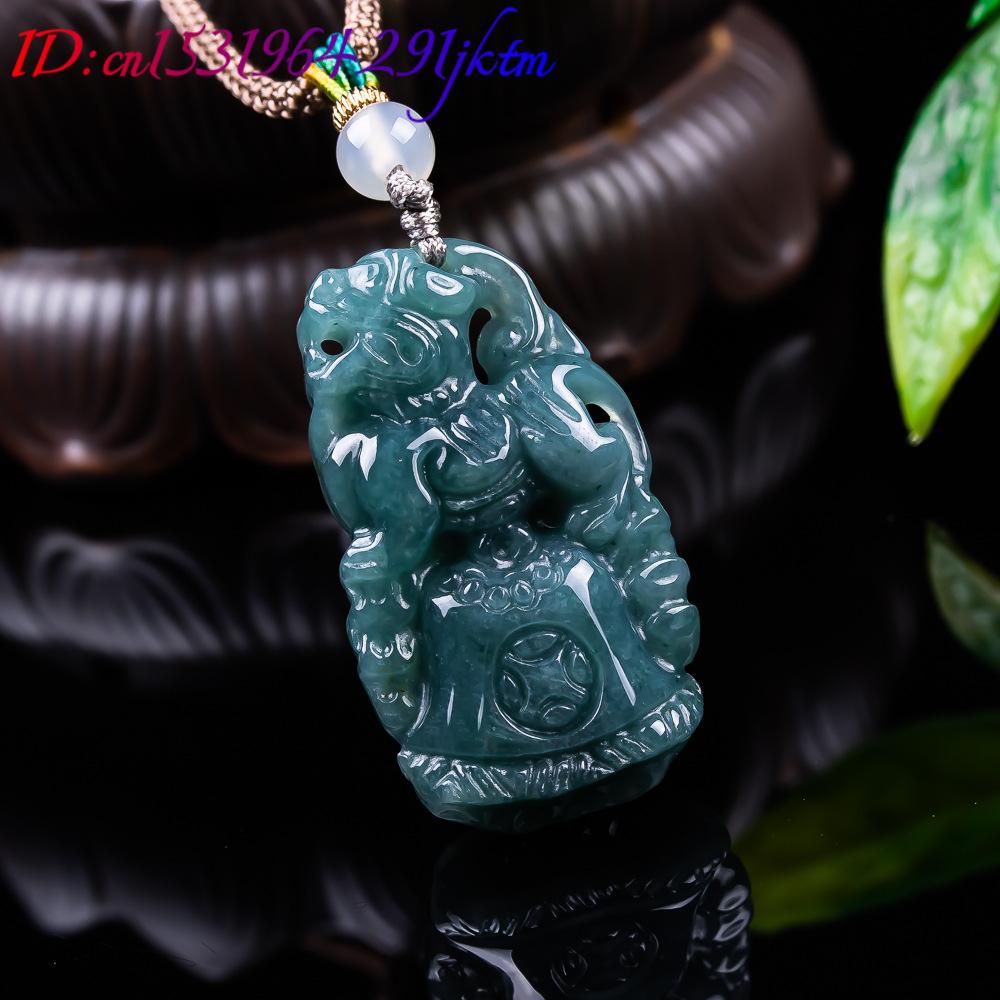 Burmese Jadeite Pixiu Pendant  - Vintage Fashion Designers review and price