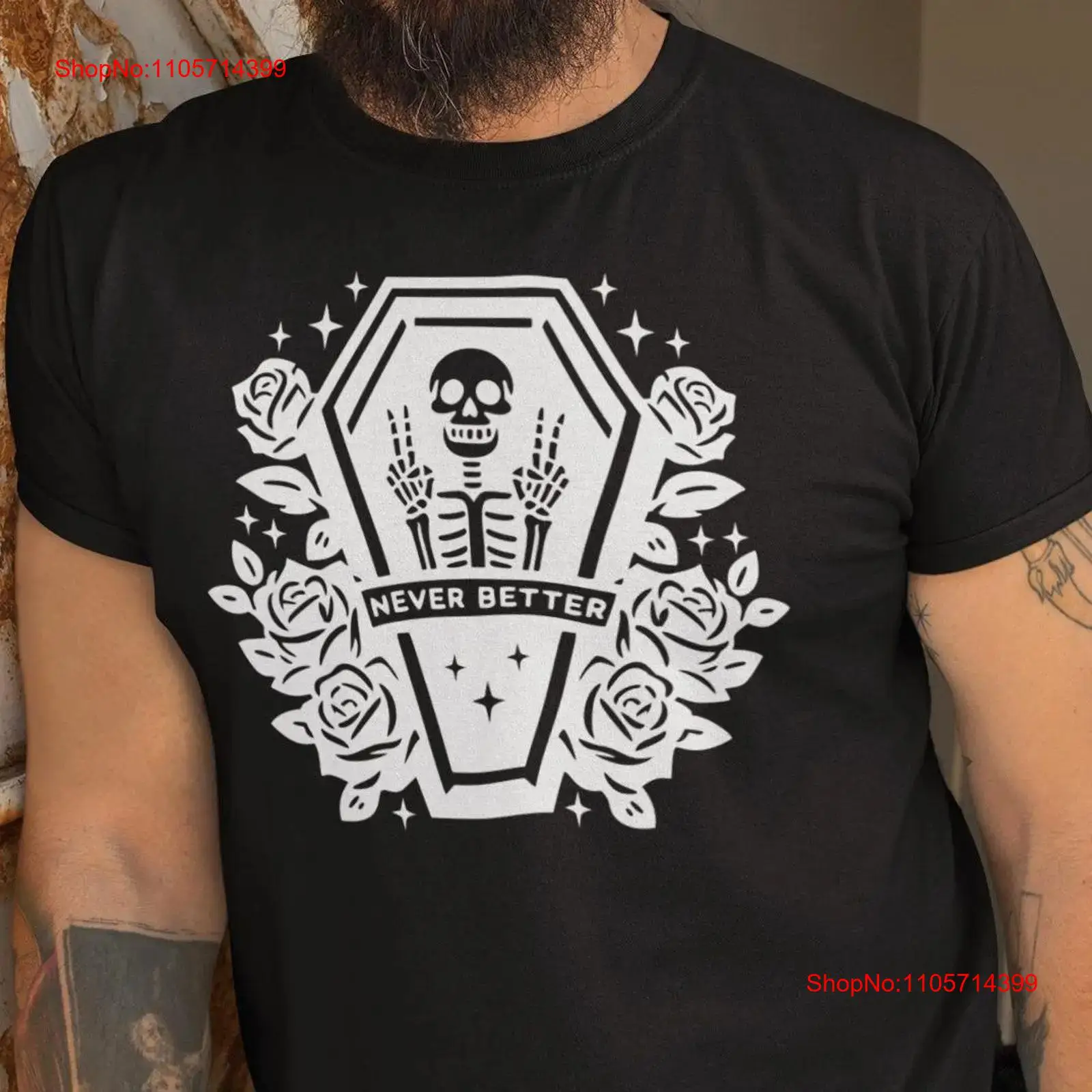Never Better T Shirt Sarcastic - Quirky Vintage Fashion review and price