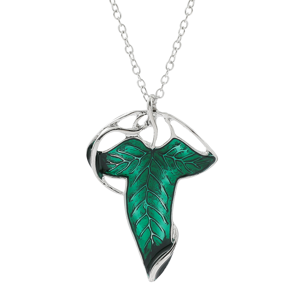 Vintage Green Leaf Pendant Nec - Vintage Fashion Theme review and price