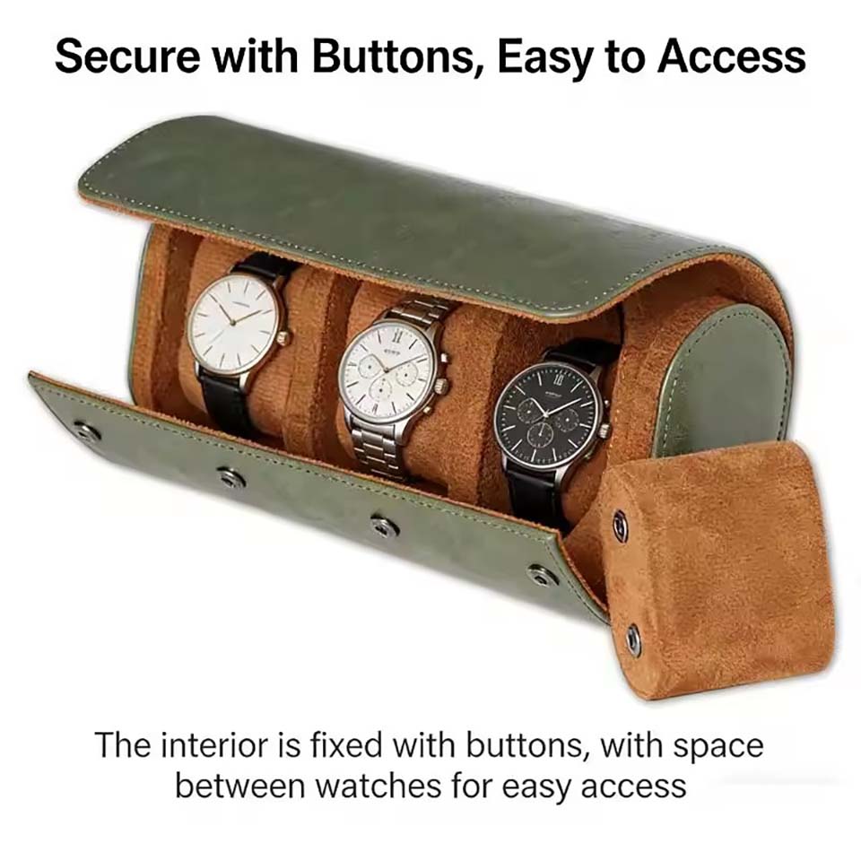 Watch Roll Travel Case 1/2/3-S - Vintage Fashion Labels review and price