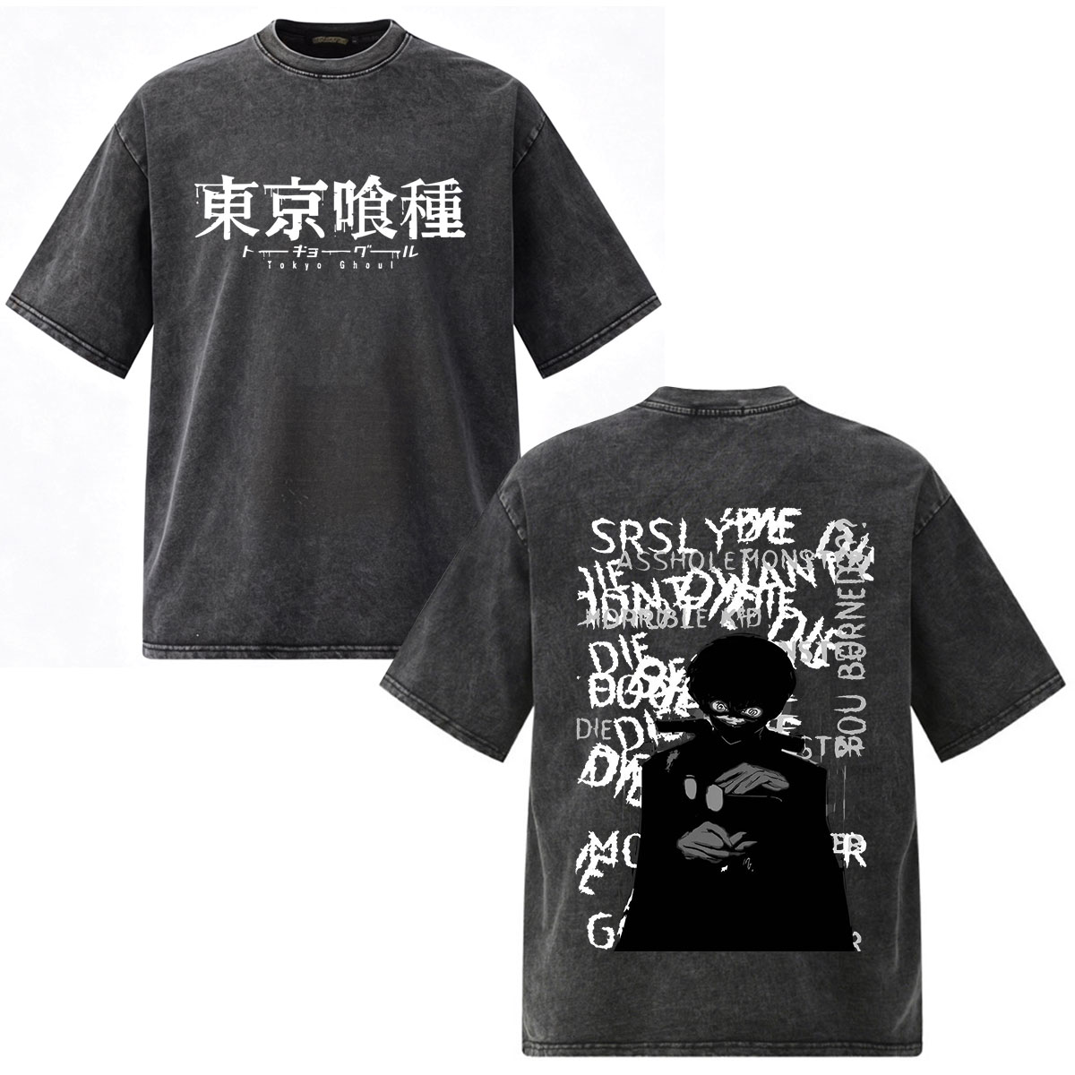 Vintage Washed Anime Tokyo Gho - Vintage Fashion Tokyo review and price