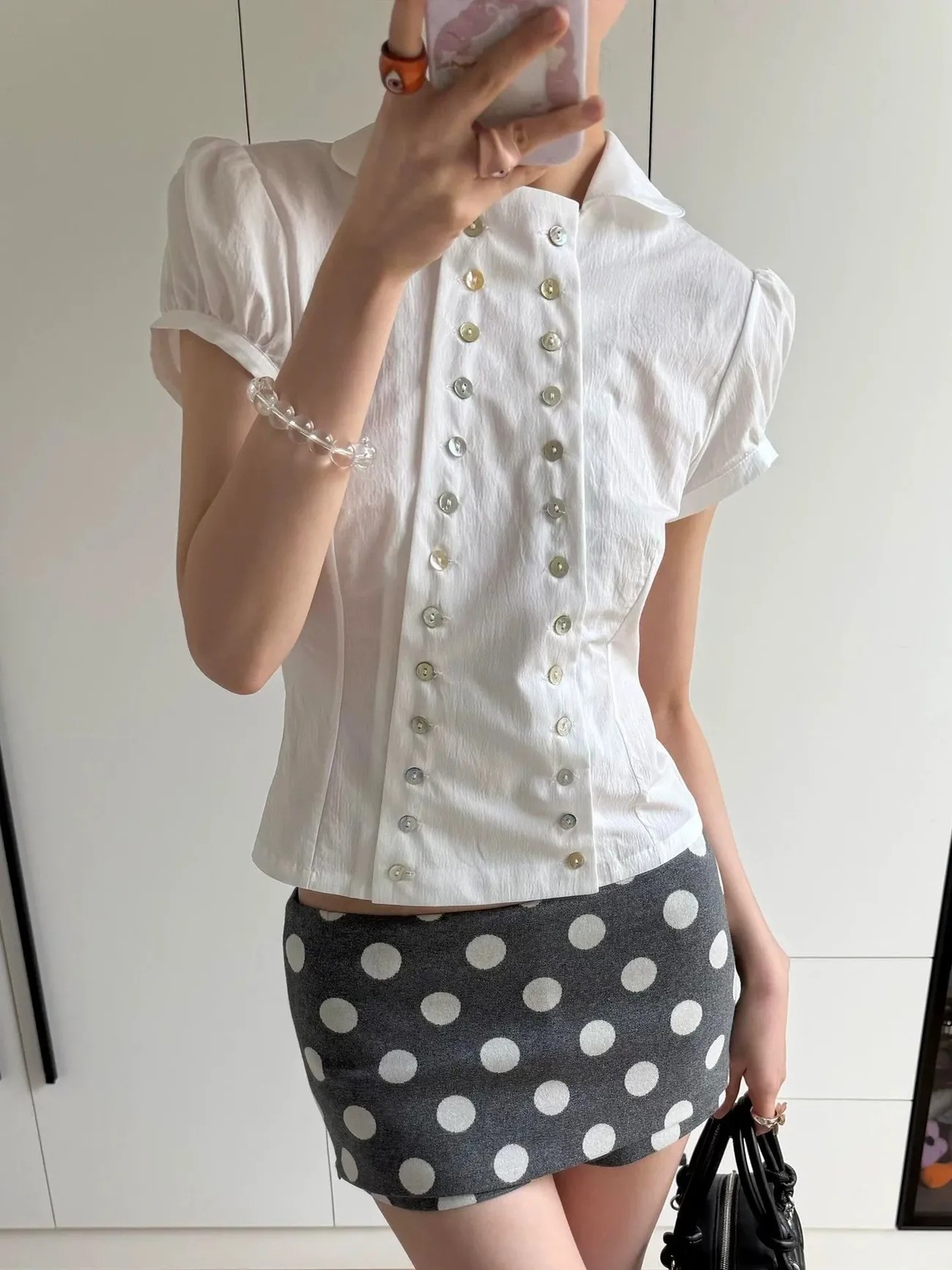 Y2K Aesthetic Peter Pan Collar - Vintage Fashion Korea review and price