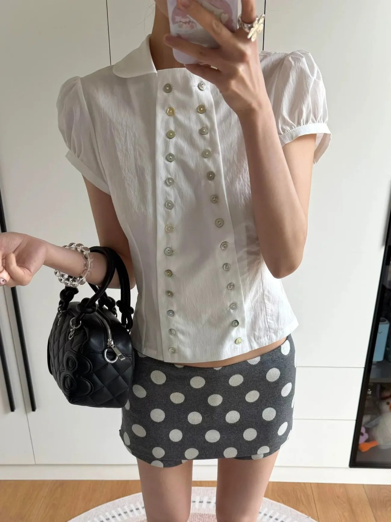 Y2K Aesthetic Peter Pan Collar - Vintage Fashion Korea review and price