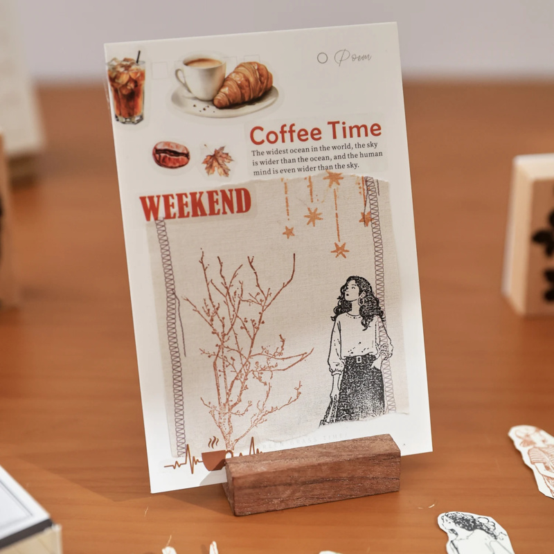 Creative Fashion Girl Wood Sta - Vintage Fashion Journal review and price