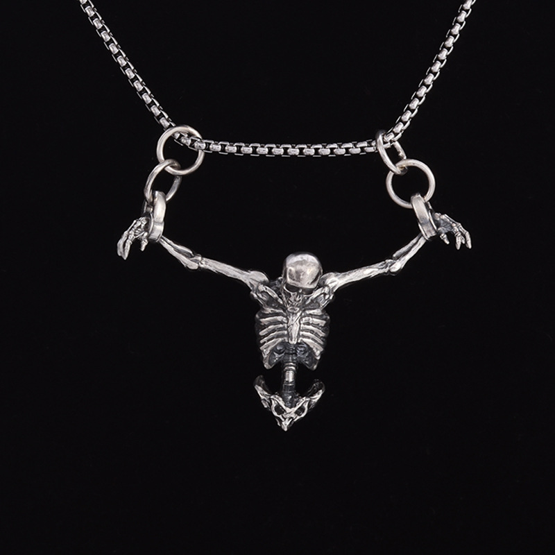 Mens Gothic Vintage Silver Pla - Quirky Vintage Fashion review and price