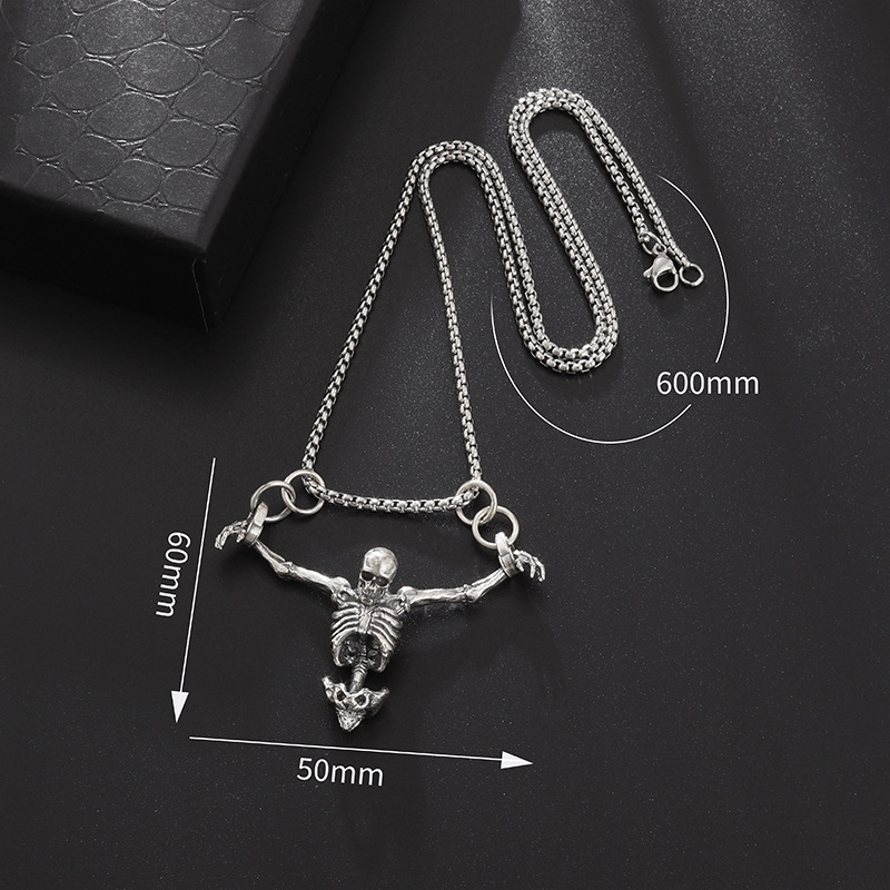 Mens Gothic Vintage Silver Pla - Quirky Vintage Fashion review and price