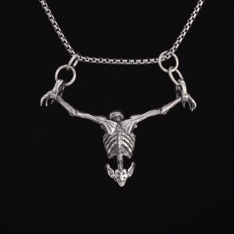 Mens Gothic Vintage Silver Pla - Quirky Vintage Fashion review and price
