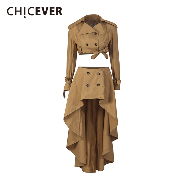 CHICEVER Khaki Spliced Lace Up - Vintage Fashion Pieces review and price