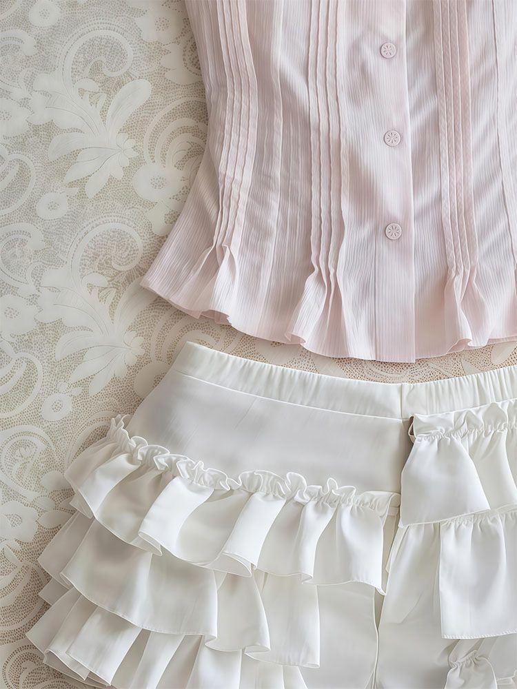 Sweet 2-Piece Set Woman Clothe - Vintage Fashion Korea review and price