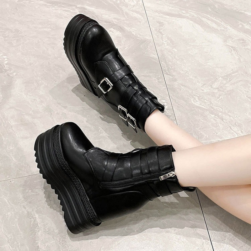 2025 New 13cm PU Women Autumn  - Vintage Fashion Rome review and price