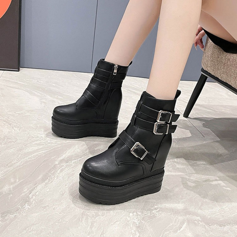 2025 New 13cm PU Women Autumn  - Vintage Fashion Rome review and price