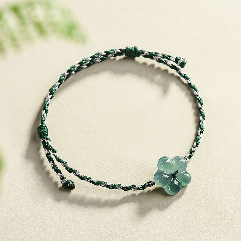 Burmese Jadeite Flower Bracele - Vintage Fashion For Women review and price