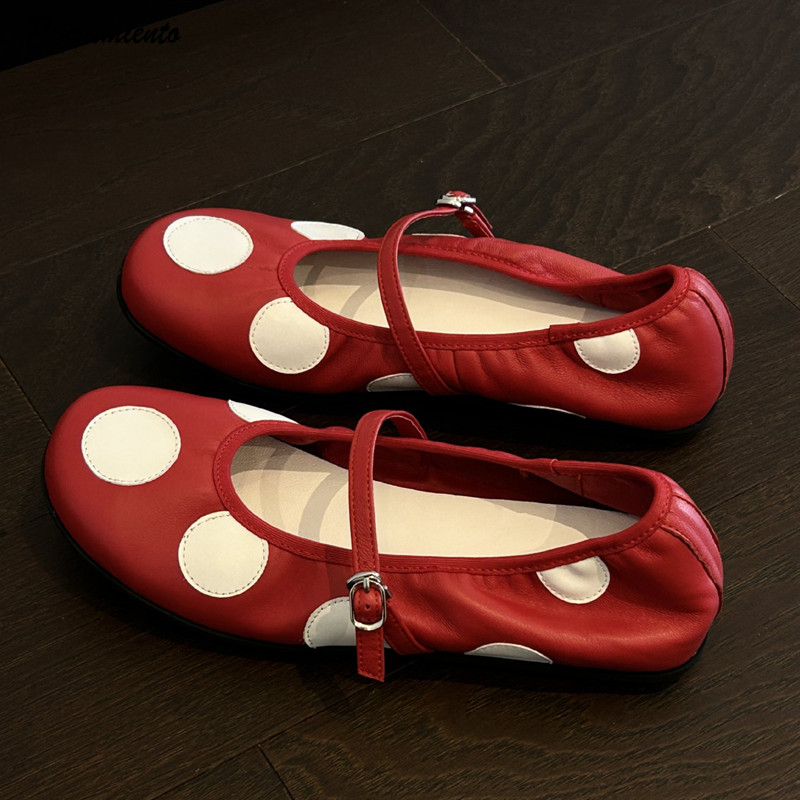 Vintage Polka Dot Mary Janes W - Vintage Fashion Rome review and price